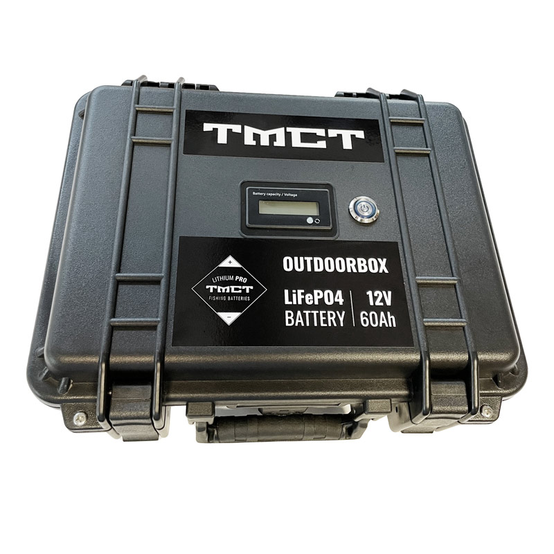 TMCT 12V60Ah Outdoorbox mit Ladegerät 