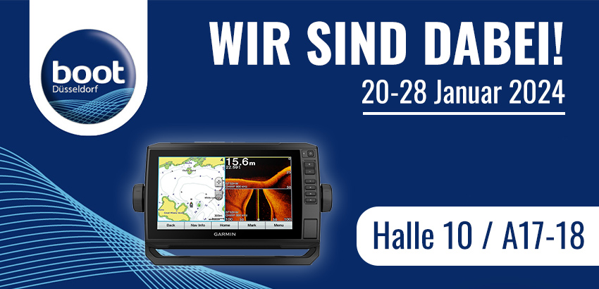 Die BOOT Düsseldorf 2024 startet: Besuchen Sie das Echolotzentrum in Halle A10 / Stand A17-18