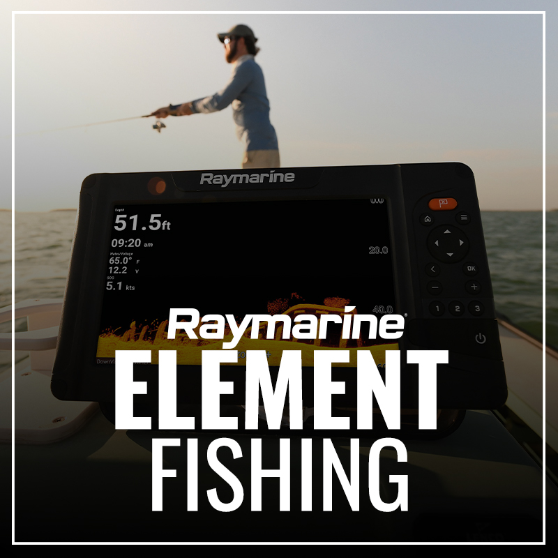Warum das Echolotzentrum Raymarine Element HV-Geräte mit HV100 Plus-Geber zum Angeln empfiehlt