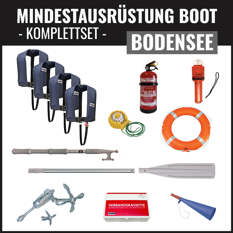 Sicher unterwegs auf dem Bodensee mit dem neuen Sicherheitsausrüstungs-Bundle von Echolotzentrum Schlageter