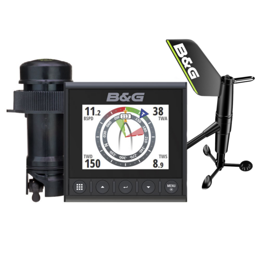 B&G Triton2 Geschwindigkeits-/Tiefen- und Windpaket (kabellos)