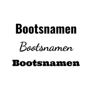 Bootsnamen-Bild