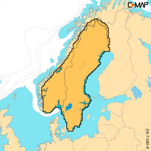C-Map Reveal X - Norwegen und Schweden Inland