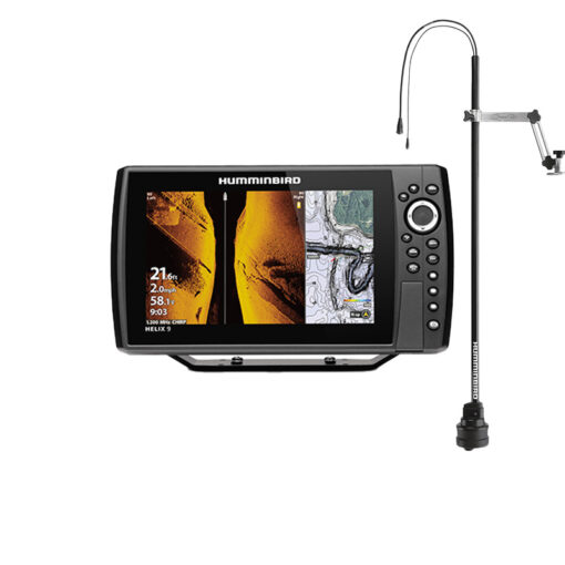 BUNDLE - Humminbird Helix 9 Mega SI+ inklusive Humminbird MEGA 360 Imaging Geber Universal mit GeigerTec Halterung