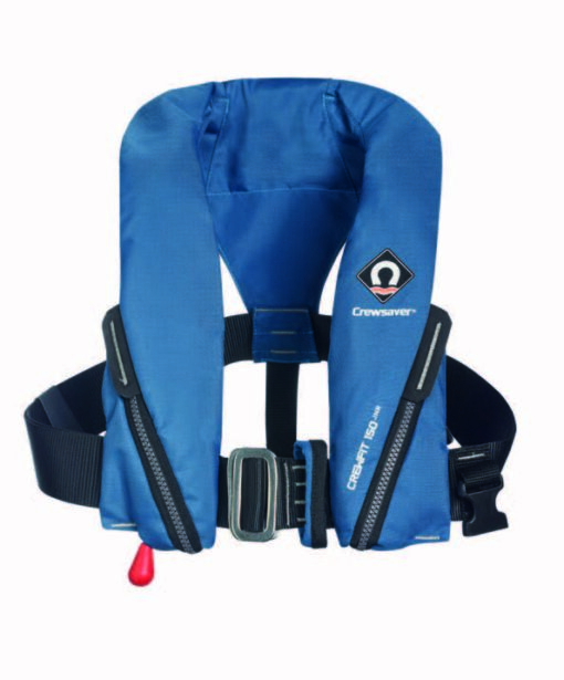 Crewsaver Crewfit 150N Junior mit integrierter Lifebelt (Harness) - blau