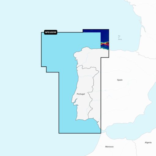 Navionics Platinum+ EU009R Portugal & Spain, Northwest (Portugal & Spanien Nordwesten) Digitale Seekarte Regular