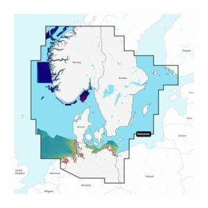 Garmin Navionics Vision+ Seekarte - NVEU645L Skandinavien Süd & Deutschland Nord (Skagerrak & Kattegat)