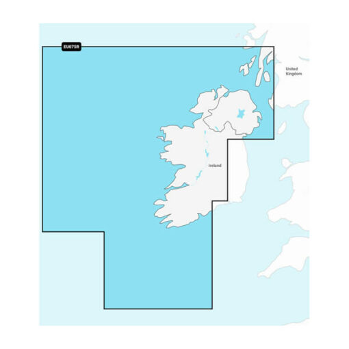Garmin Navionics+ Seekarte - NSEU075R Irland, Westküste (Ireland, West Coast)