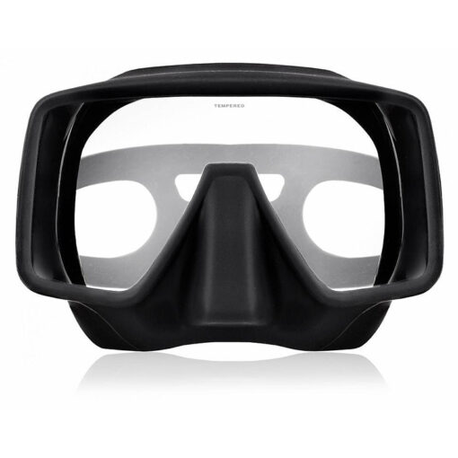 Ursuit Tauchmaske in schwarz - frameless