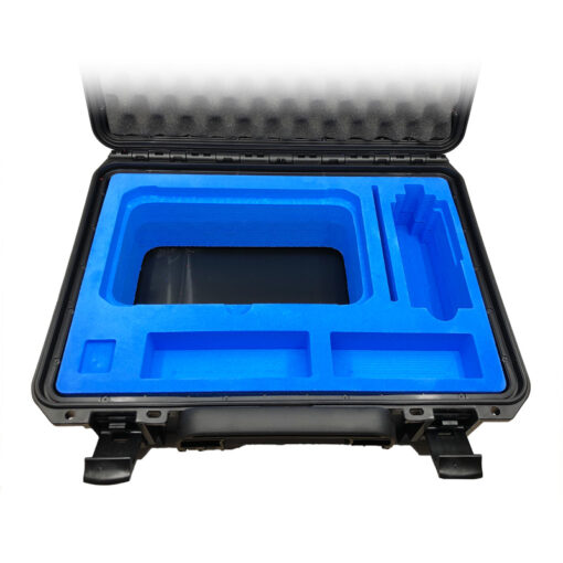 Hartschaumstoff-Einsatz für Koffer - Inlay - Garmin Striker 9 Zoll - blau