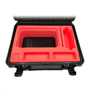 Hartschaumstoff-Einsatz für Koffer - Inlay - Humminbird Helix 7 Zoll - rot