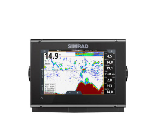 Simrad GO7 XSR mit Active Imaging 3-in-1-Heckgeber