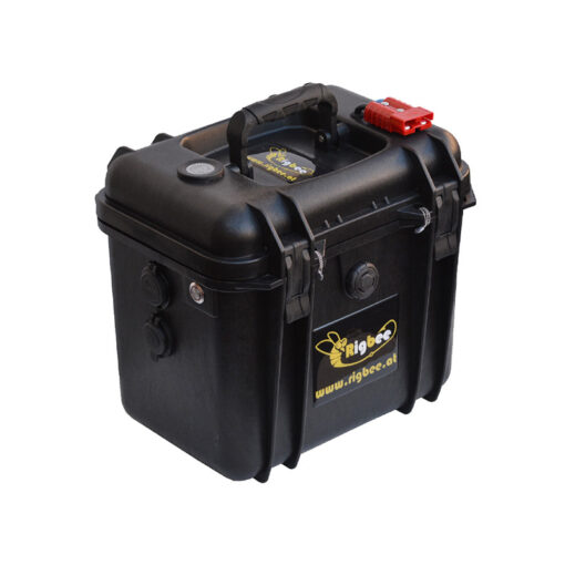 Rigbee LiFePO4 Akkukoffer 24V 50Ah / 1280Wh inkl. Ladegerät