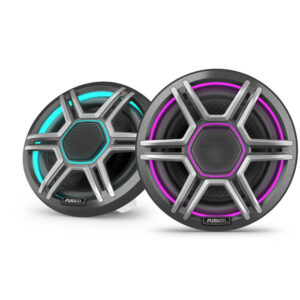 FusionApolloSpeakers_6.5inch_SportsGray_FrontLeft_Cyan_Magenta_Group.jpg