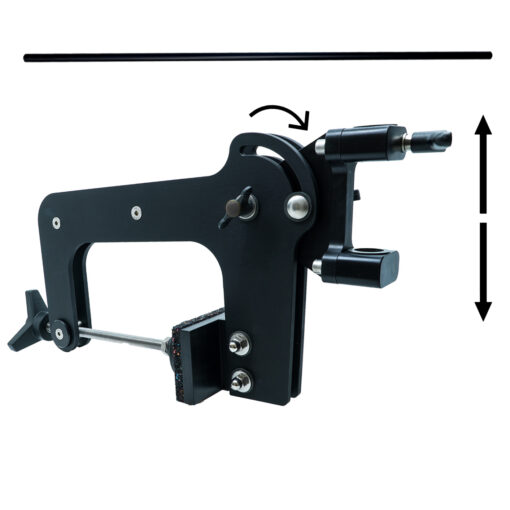 JMS High-Grade Aluminium-Geberstange | BLACK SERIES | leicht, klemm- und kippbar - inkl. Stange