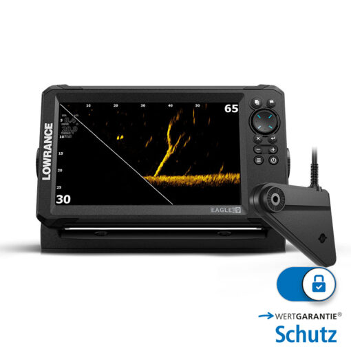 Lowrance Eagle Eye-9 Live Echolot mit Geber - inkl. 5 Jahre Smart & Safe Garantie