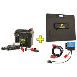 Bundle - Nikkicells 12V100AH Akkubox + Nikkicells 300W faltbares Solarpanel