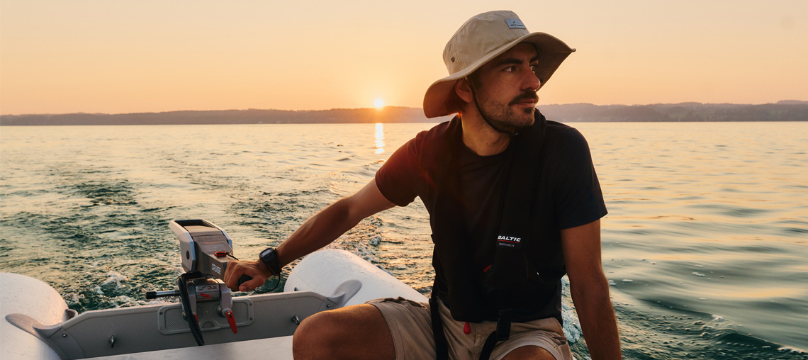 Torqeedo Cruise 3.0 (48V) auf dem Wasser