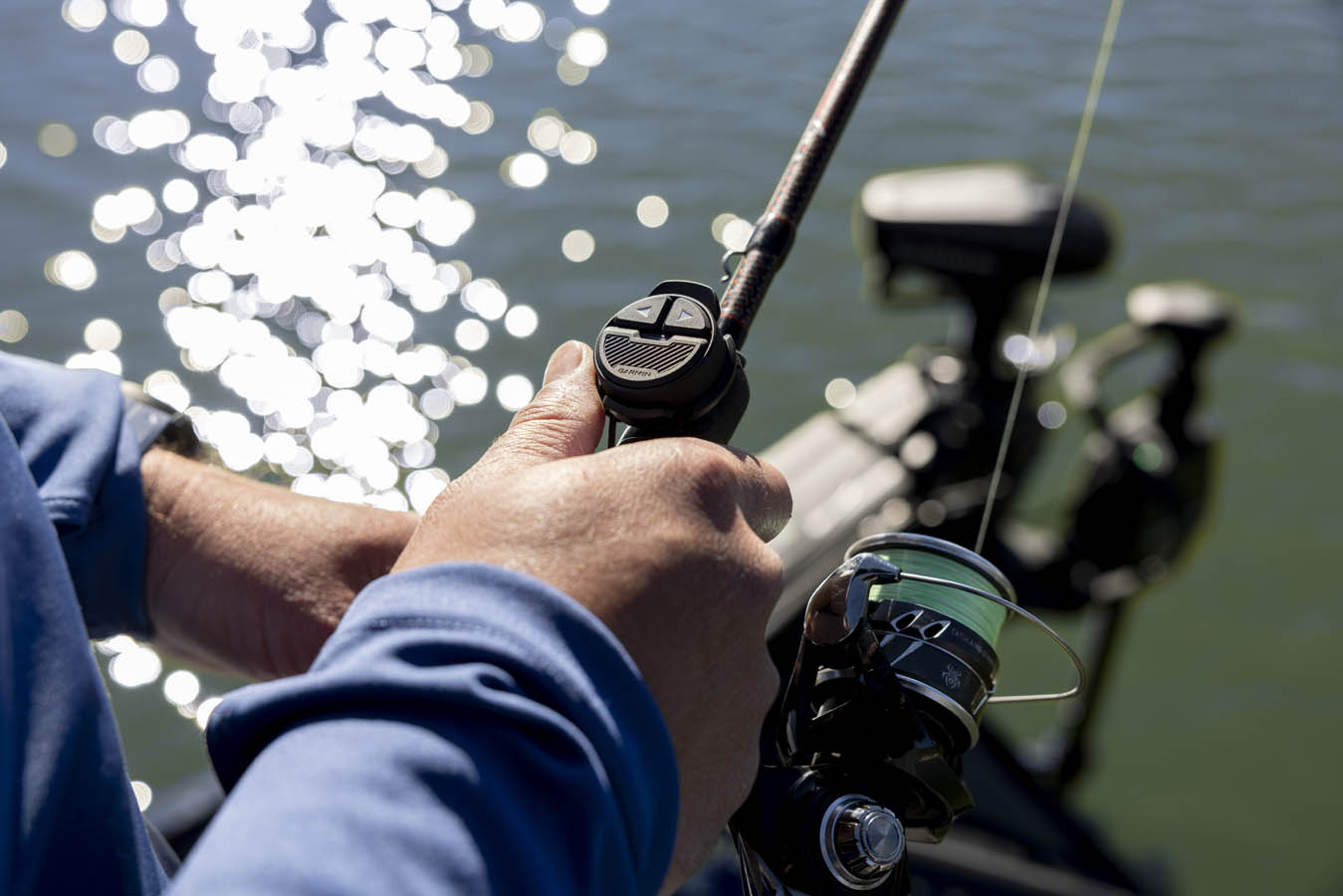 Garmin Spy Pole Gestenfernbedienung an der Angel