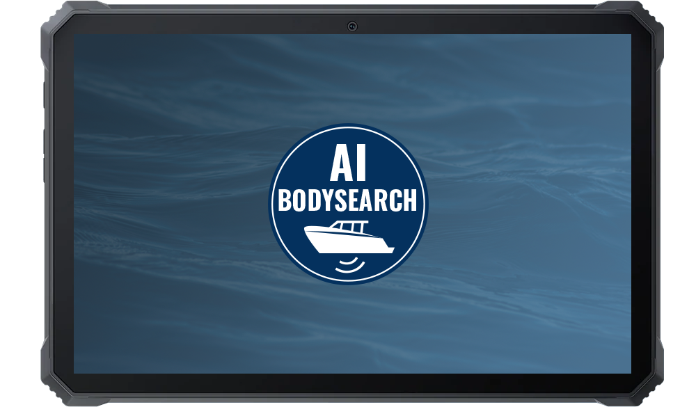 SAR Tablet mit AI Bodysearch App