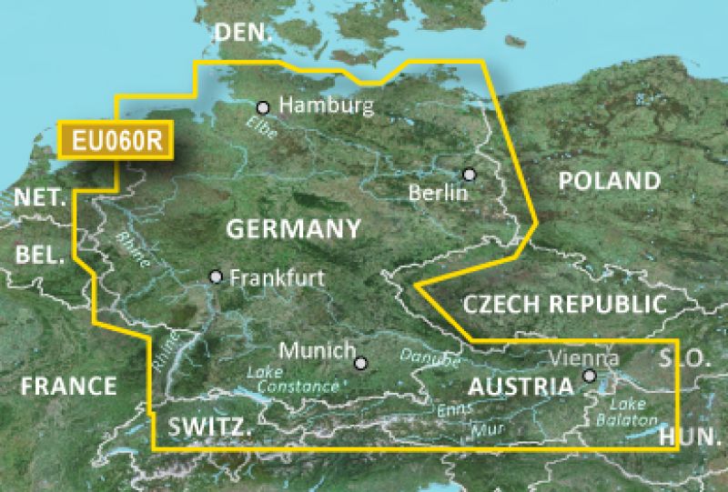 Vorführkarte Garmin - BlueChart g3 HD - HXEU060R - Germany Inland Waters (Deutschland)